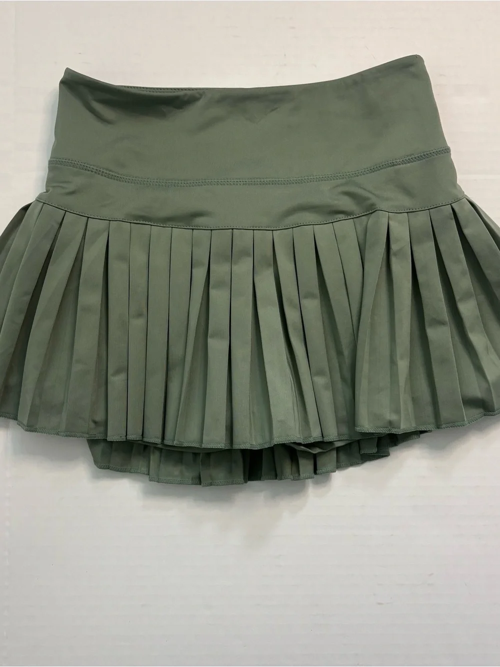 Gold Hinge Women's Pleated Tennis Skirt Sea Green XS
